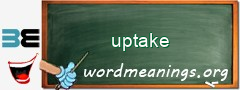 WordMeaning blackboard for uptake